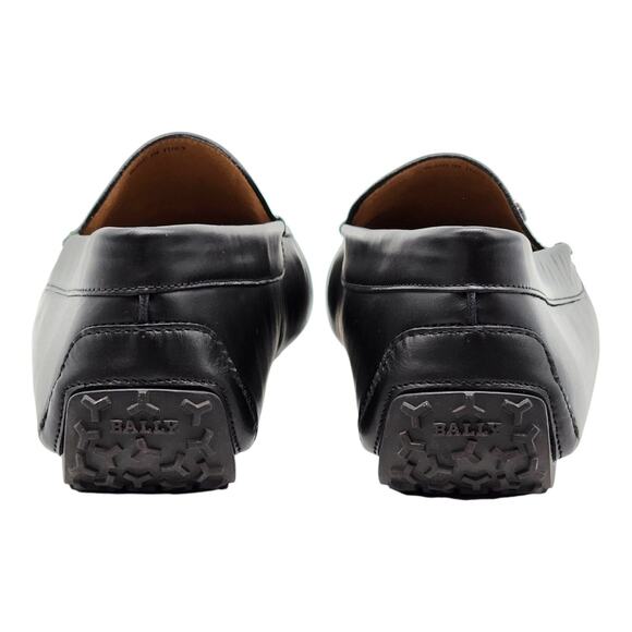 Bally Men’s Leather Driver Loafers Black UK 12 US 13 EU 46 - New $620 - Picture 5 of 10
